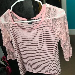 Striped Pink Blouse